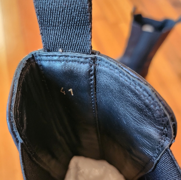 LITA BY CIARA Thrive Tall Chelsea Boot. LEATHER BLACK 41 - Picture 2 of 5